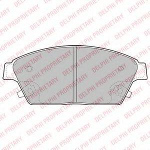 Комплект тормозных колодок, дисковый тормоз