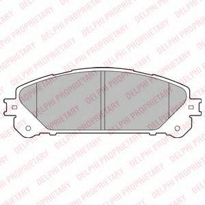 Комплект тормозных колодок, дисковый тормоз