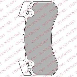 Комплект тормозных колодок, дисковый тормоз