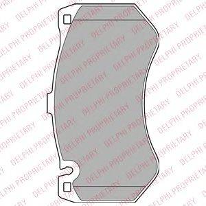 Комплект тормозных колодок, дисковый тормоз
