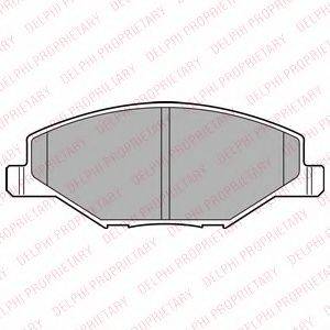 Комплект тормозных колодок, дисковый тормоз