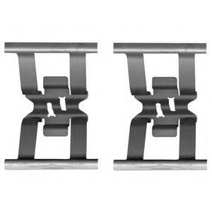 Комплектующие, колодки дискового тормоза