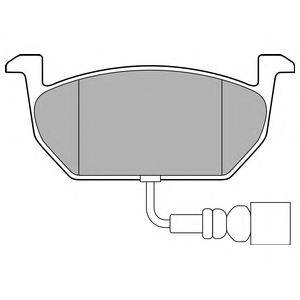 Комплект тормозных колодок, дисковый тормоз